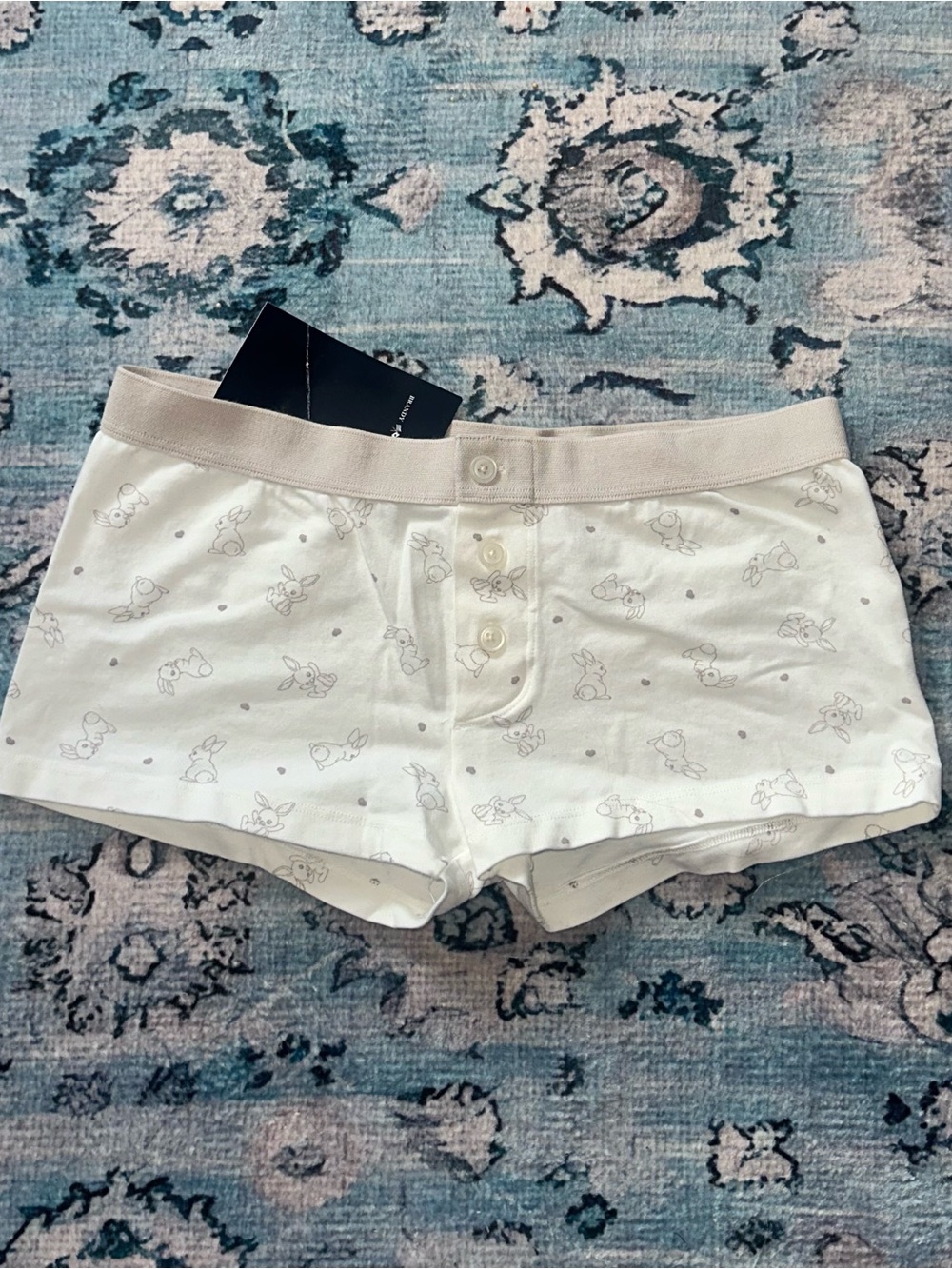 NWT Brandy Melville Bunny Boxer Shorts Loungewear